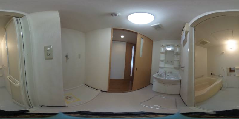パノラマ画像バスルーム