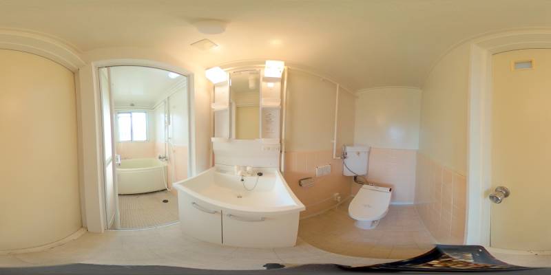 パノラマ画像洗面所