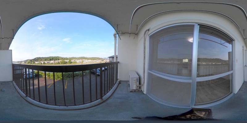 パノラマ画像バルコニー