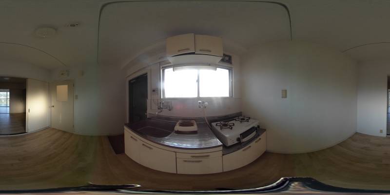 パノラマ画像キッチン