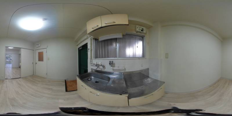 パノラマ画像キッチン