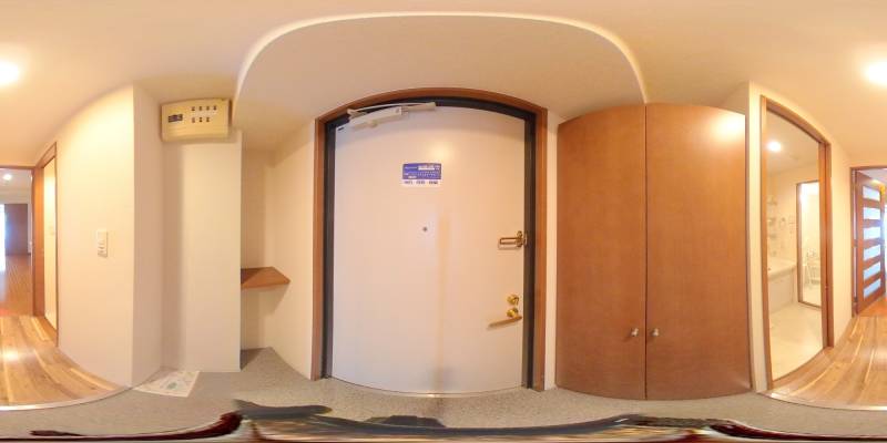 パノラマ画像玄関