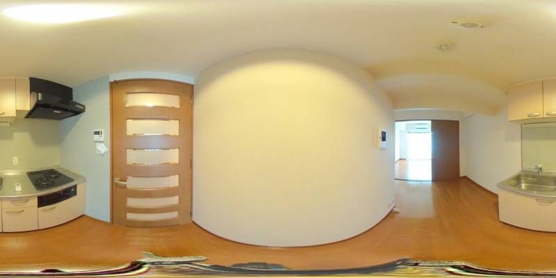 パノラマ画像キッチン