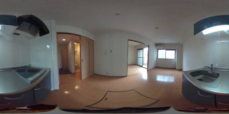 パノラマ画像キッチン