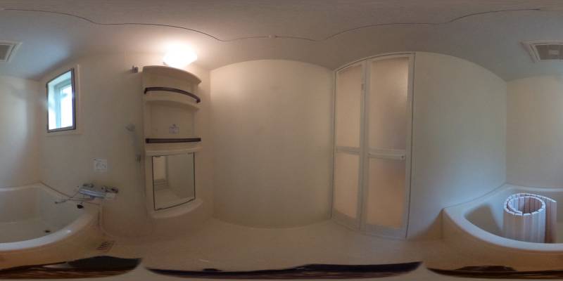 パノラマ画像バスルーム