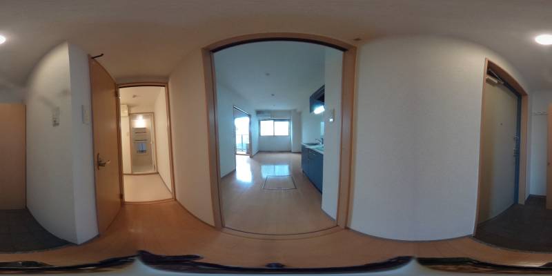 パノラマ画像玄関