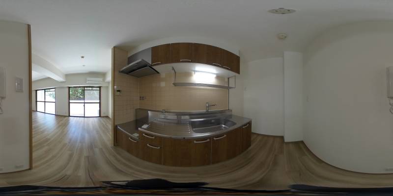 パノラマ画像キッチン