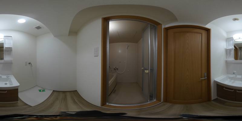 パノラマ画像洗面所