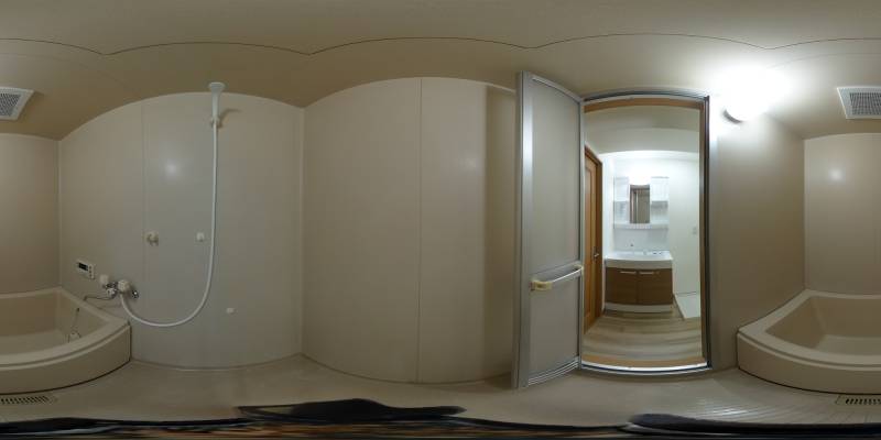 パノラマ画像バスルーム