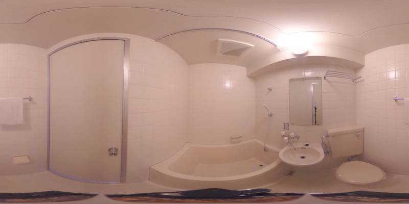 パノラマ画像バスルーム