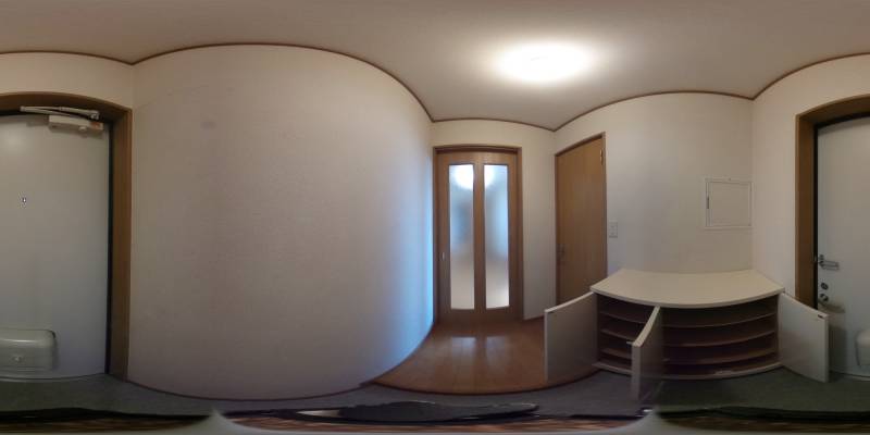 パノラマ画像玄関