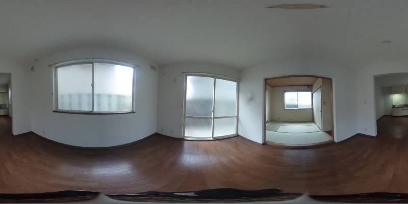 パノラマ画像リビング