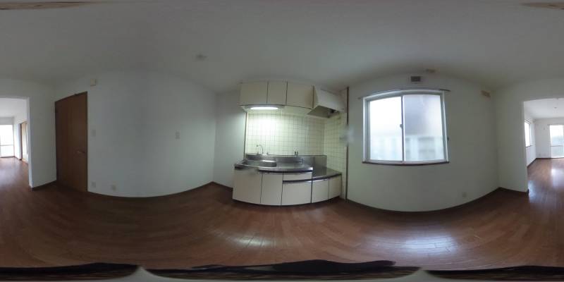 パノラマ画像キッチン