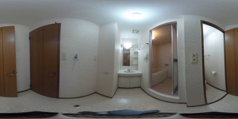 パノラマ画像洗面所