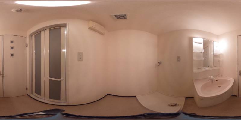 パノラマ画像洗面所