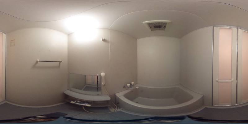 パノラマ画像バスルーム