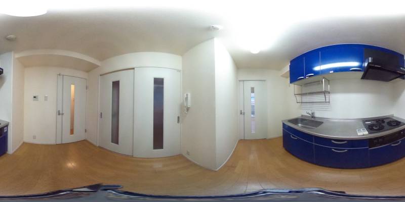 パノラマ画像キッチン