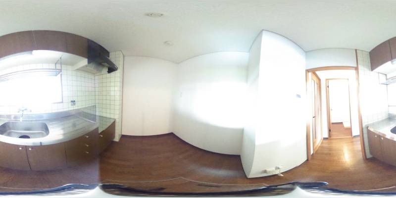 パノラマ画像キッチン