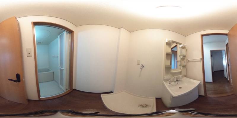 パノラマ画像洗面所