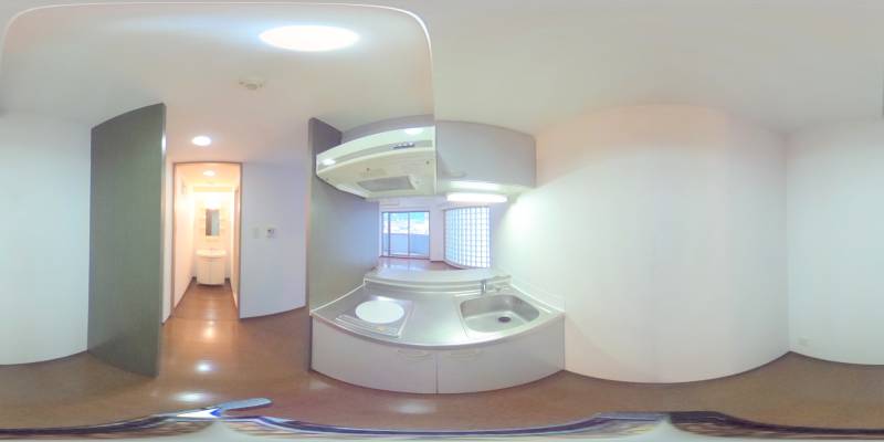 パノラマ画像キッチン