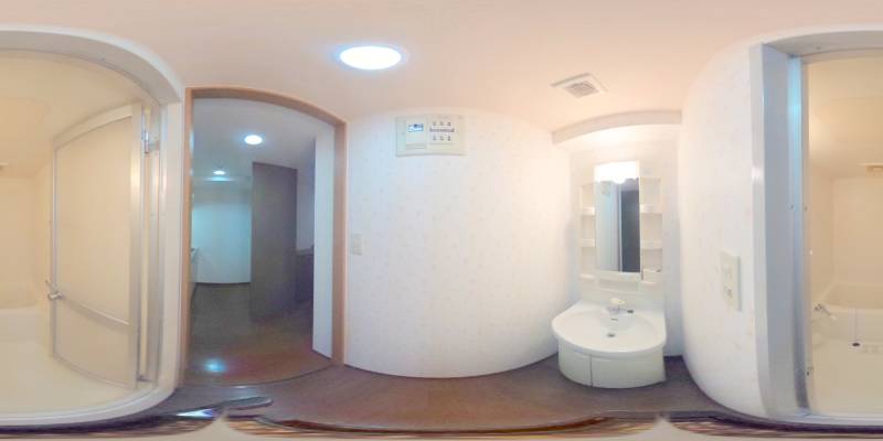 パノラマ画像洗面所