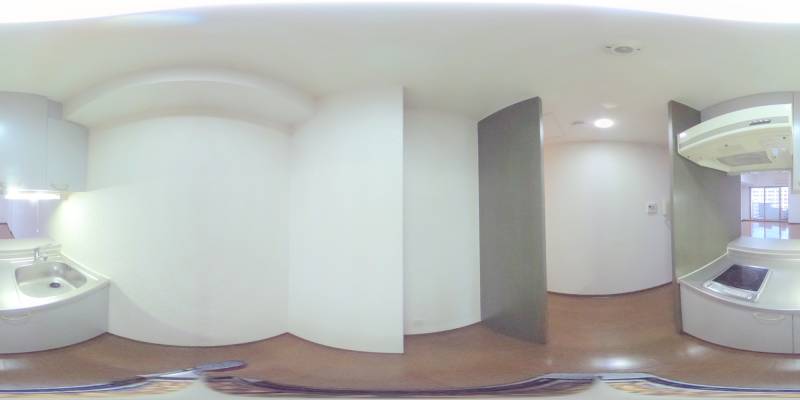 パノラマ画像キッチン