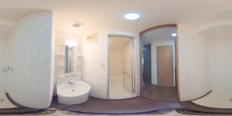 パノラマ画像洗面所