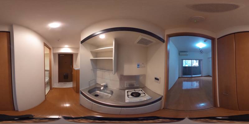 パノラマ画像キッチン