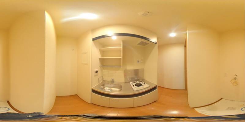 パノラマ画像キッチン