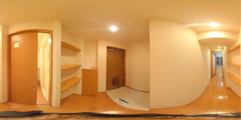 パノラマ画像玄関