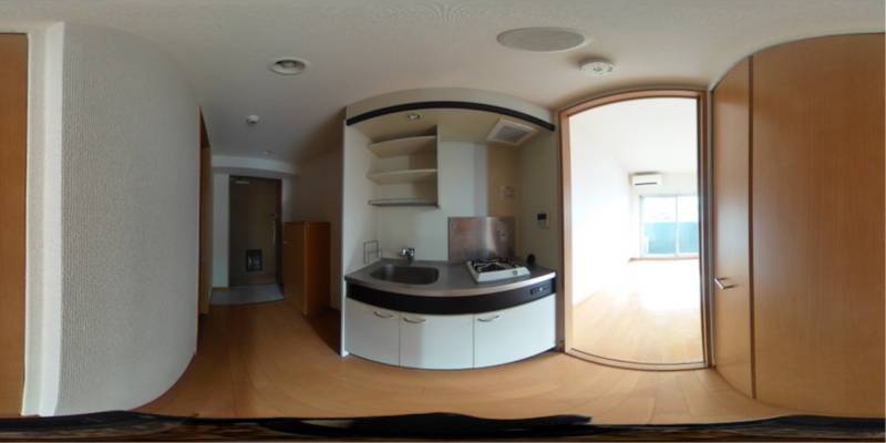 パノラマ画像キッチン