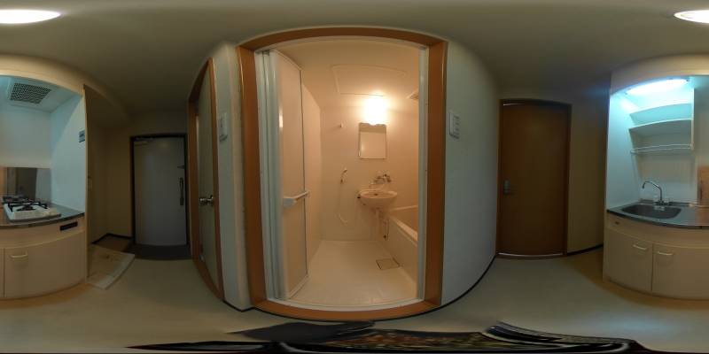 パノラマ画像キッチン