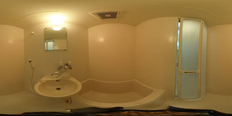 パノラマ画像バスルーム