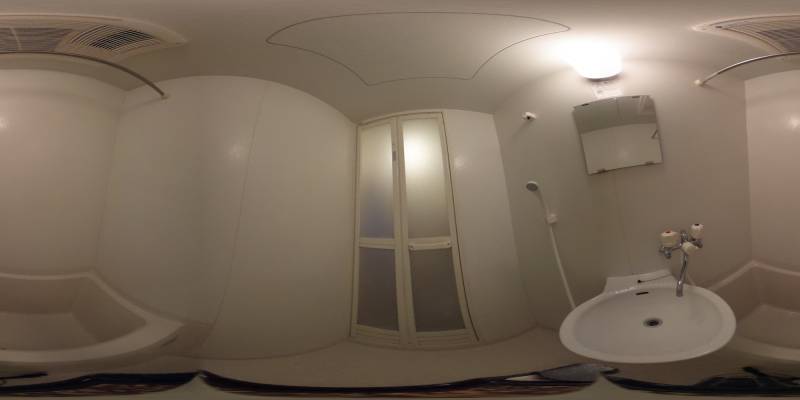 パノラマ画像バスルーム