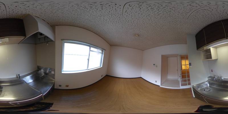 パノラマ画像キッチン