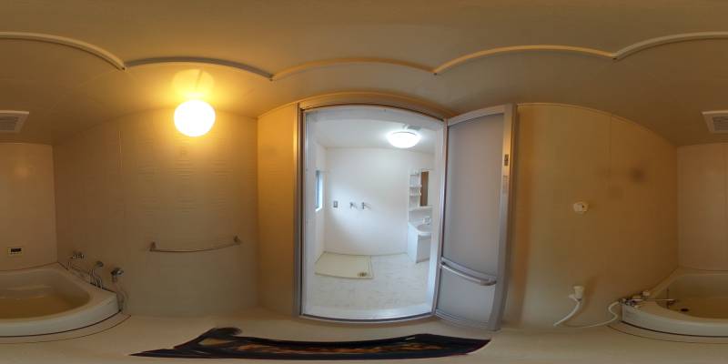 パノラマ画像バスルーム