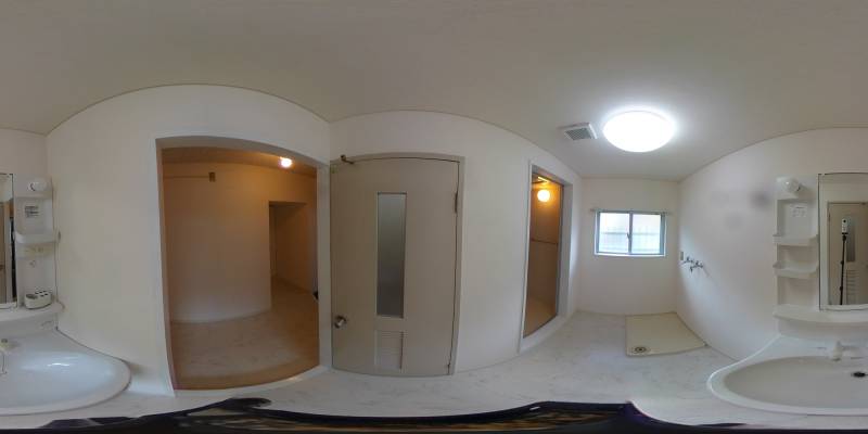 パノラマ画像洗面所