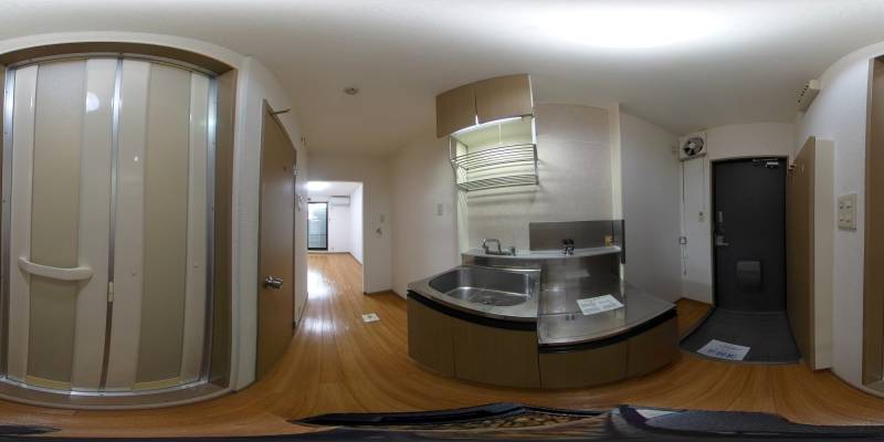 パノラマ画像キッチン