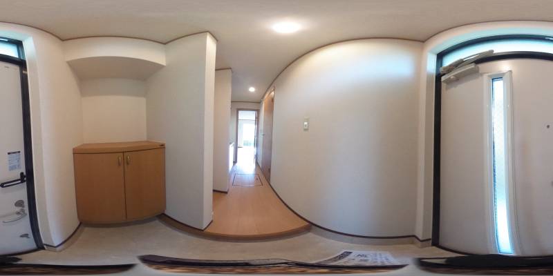 パノラマ画像玄関