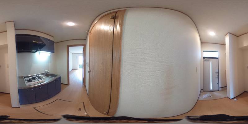 パノラマ画像キッチン