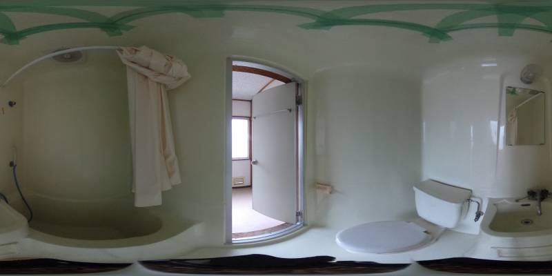 パノラマ画像バスルーム