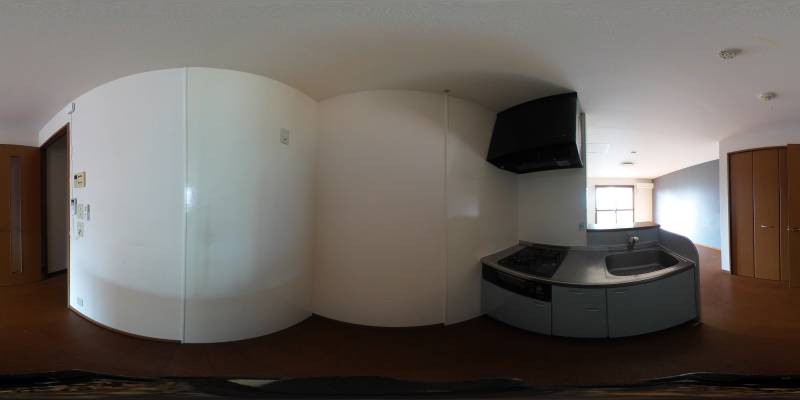 パノラマ画像キッチン