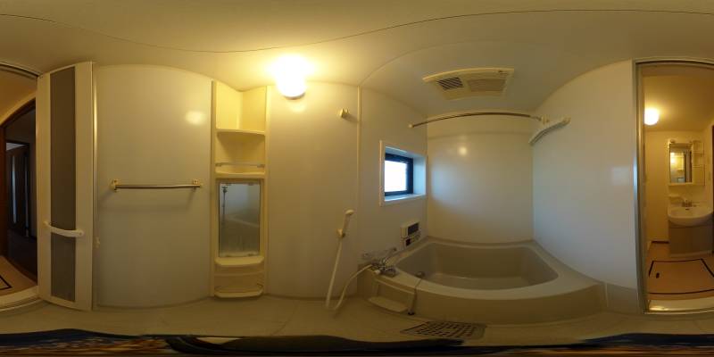 パノラマ画像バスルーム