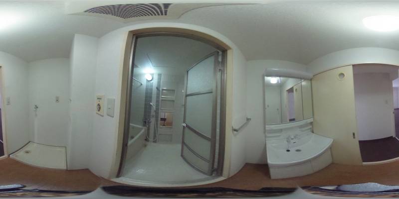 パノラマ画像洗面所