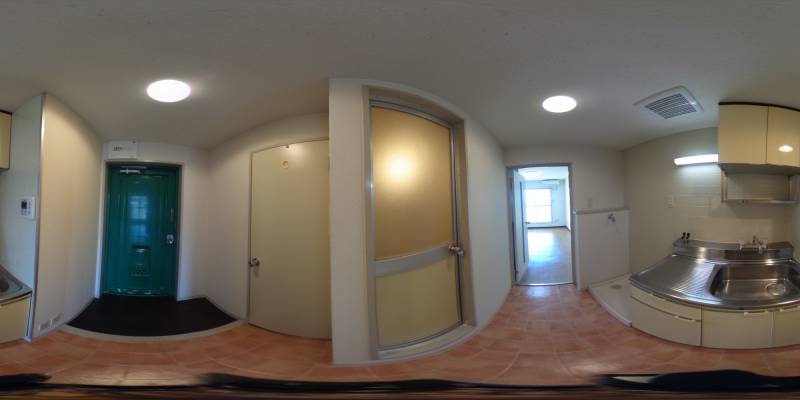 パノラマ画像キッチン