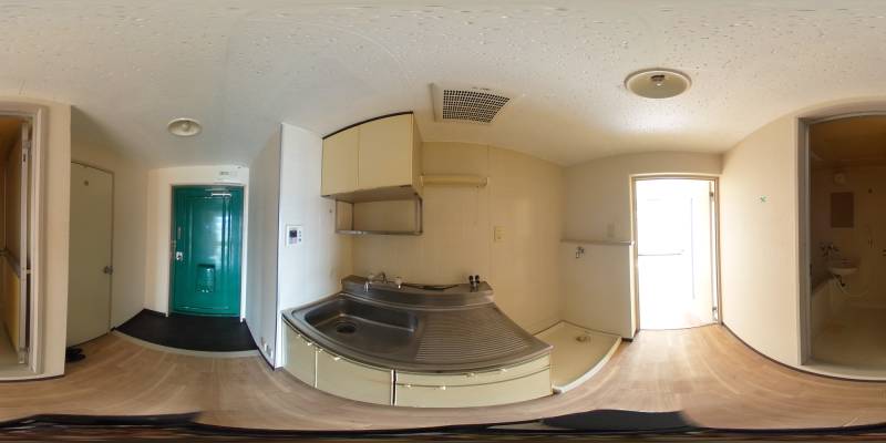 パノラマ画像キッチン