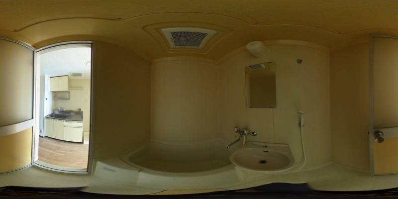 パノラマ画像バスルーム