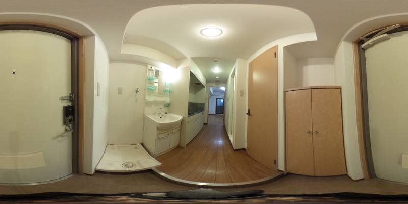 パノラマ画像玄関