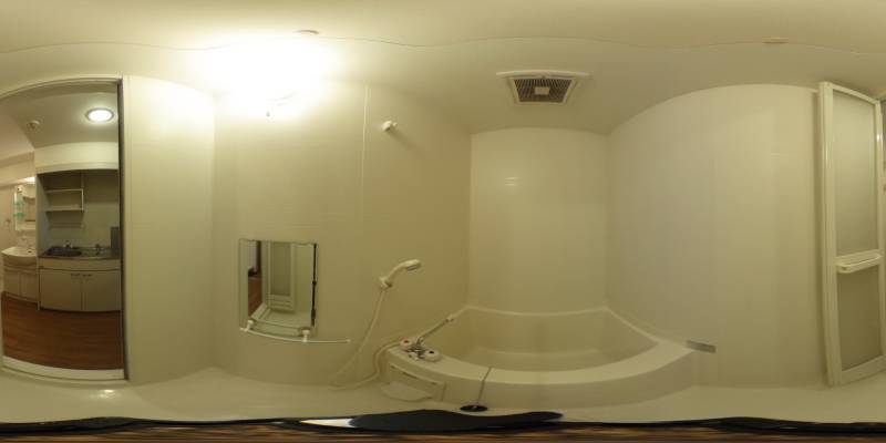 パノラマ画像バスルーム