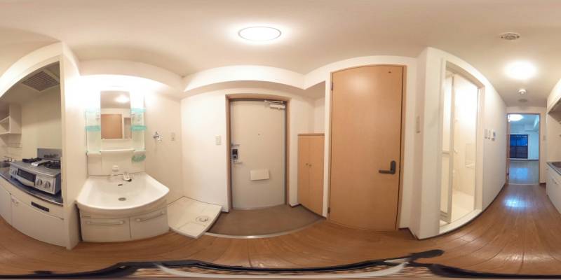 パノラマ画像玄関